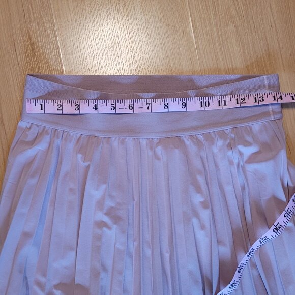Athleta Swing Forward Pleated Midi Skirt Womens Small Mauve Purple Hi Low S - Picture 6 of 6
